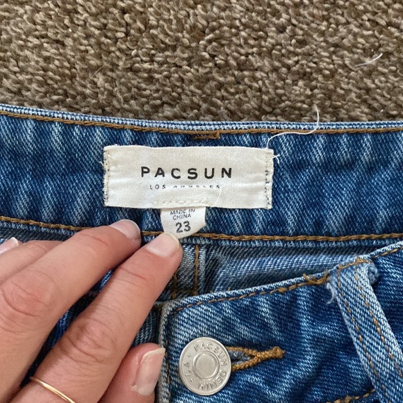 PACSUN Jean mini skirt size 23 - Picture 3 of 3